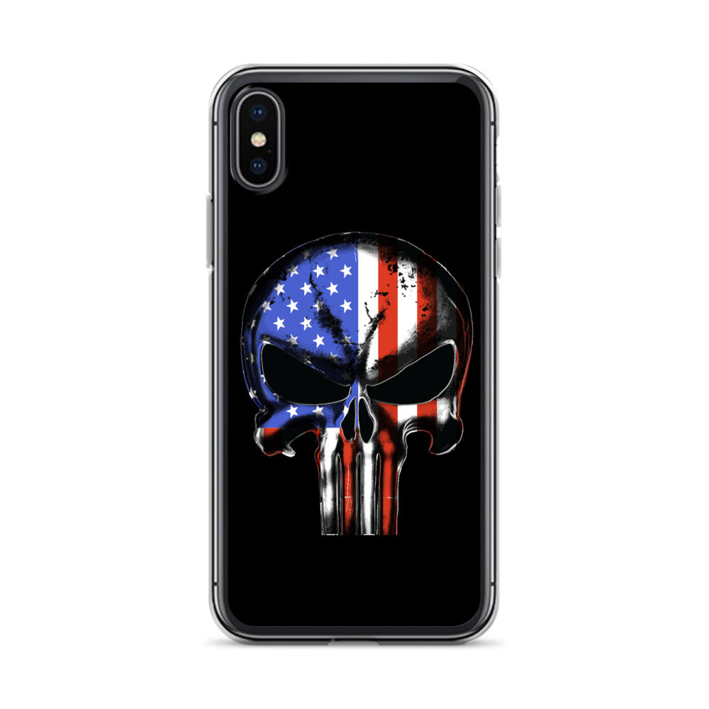 United States of America Flag Punisher iPhone Case - view 13