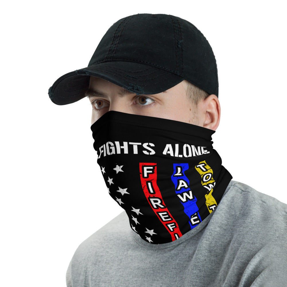 No One Fights Alone Neck Gaiter - Premium Quality - view 2
