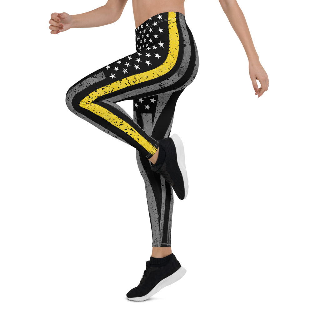 Thin Yellow Line Leggings - view 6