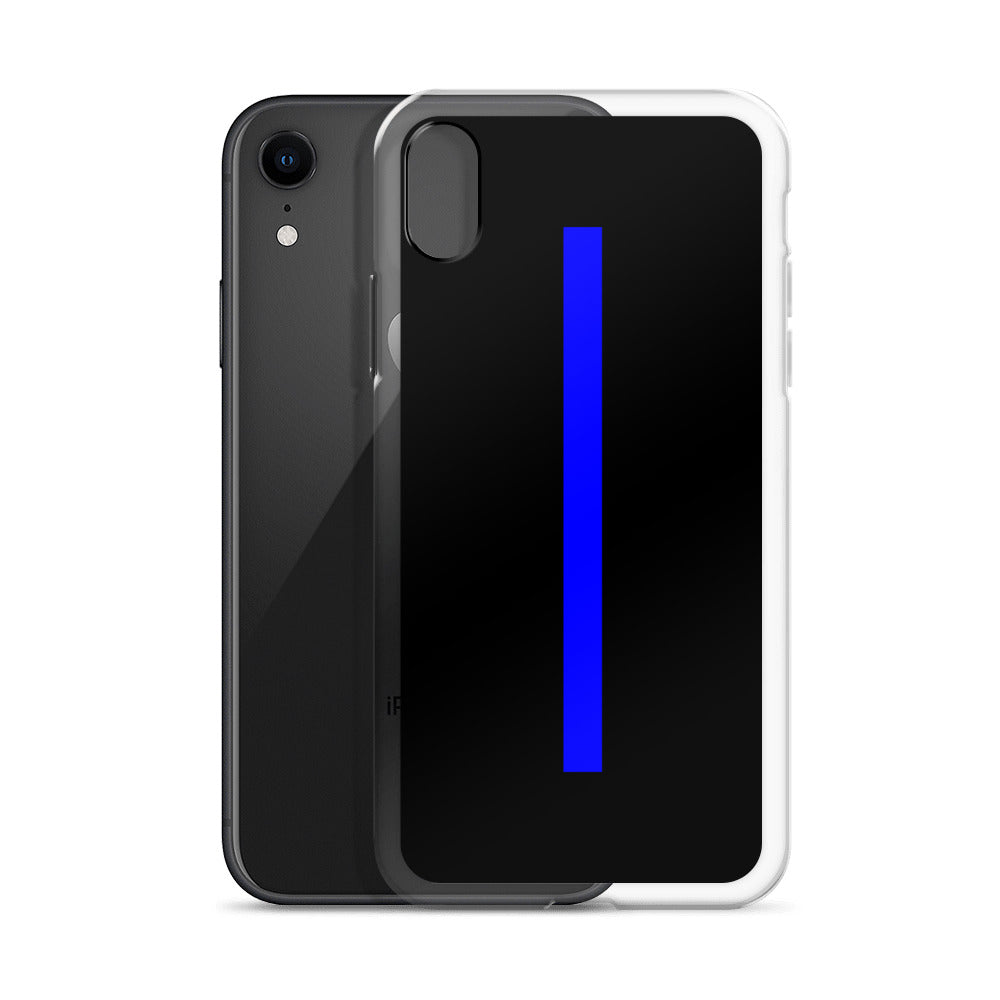 Thin Blue Line iPhone Case