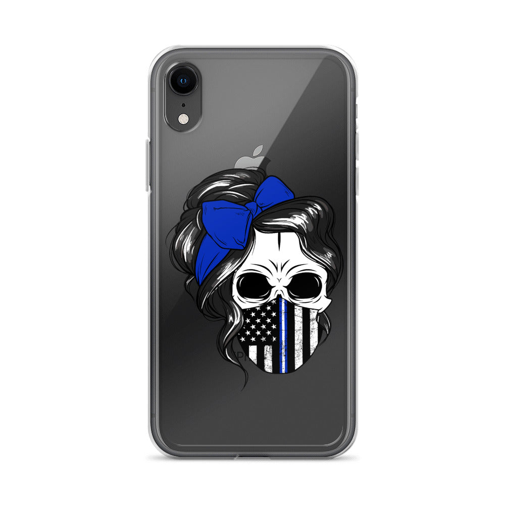 Thin Blue Line iPhone Case
