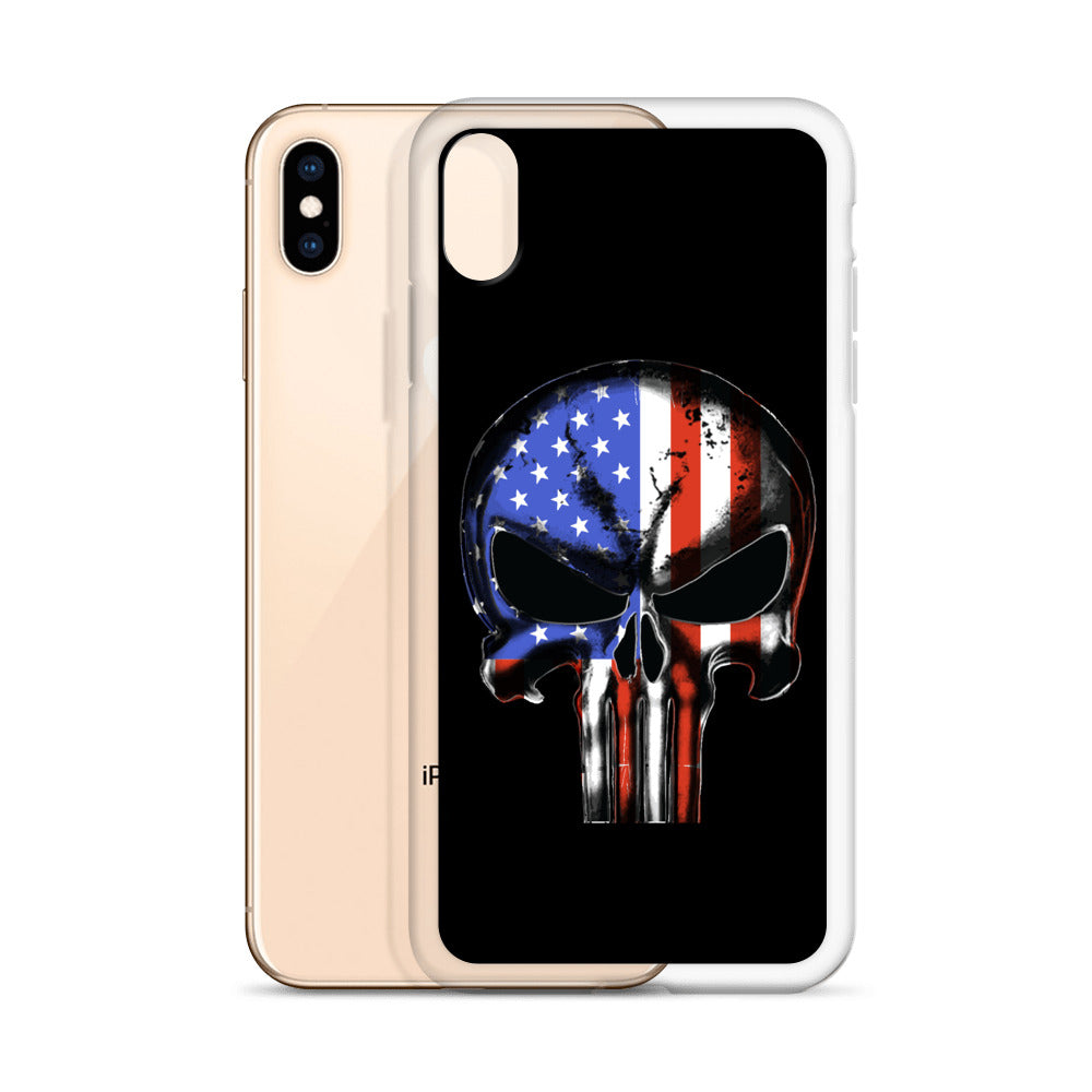 United States of America Flag Punisher iPhone Case - view 24