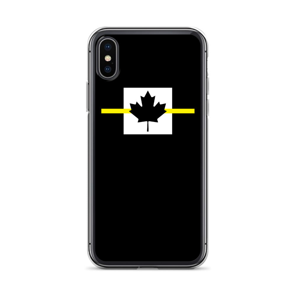 Thin Yellow Line Canadian iPhone Case - view 13