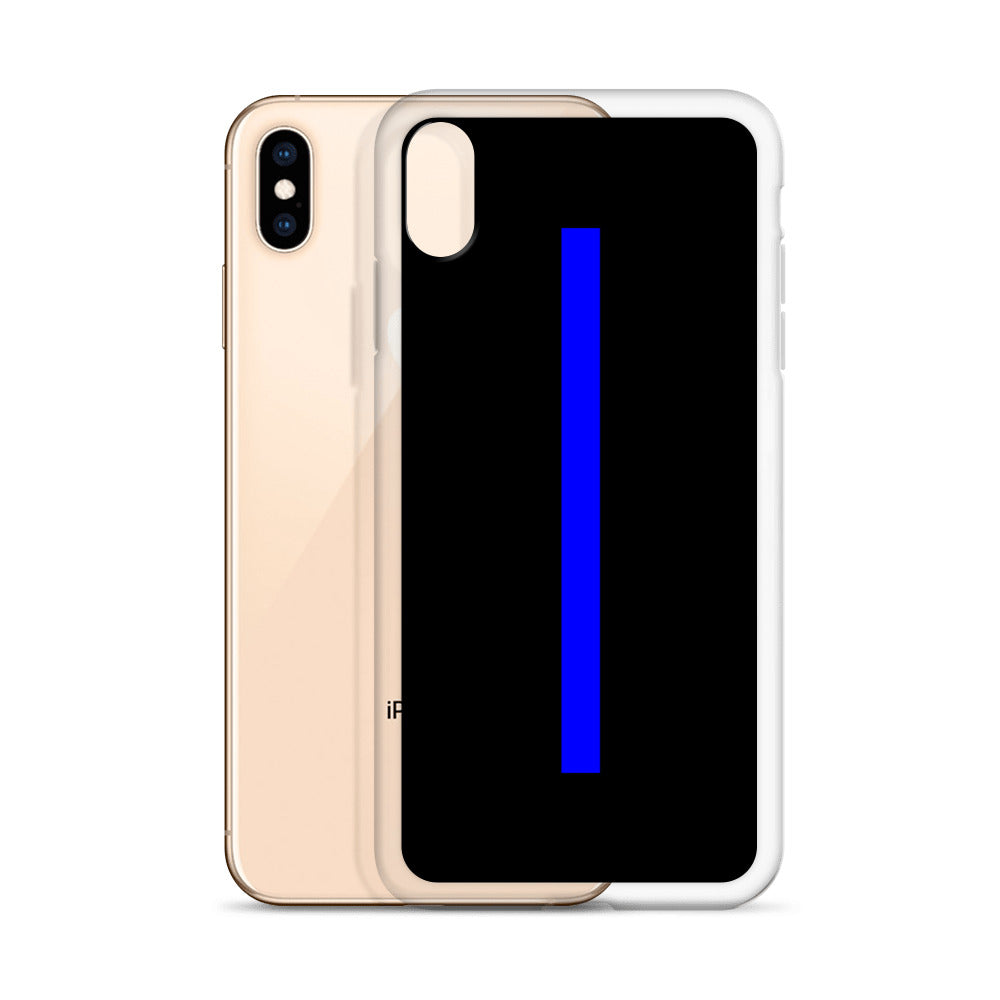 Thin Blue Line iPhone Case