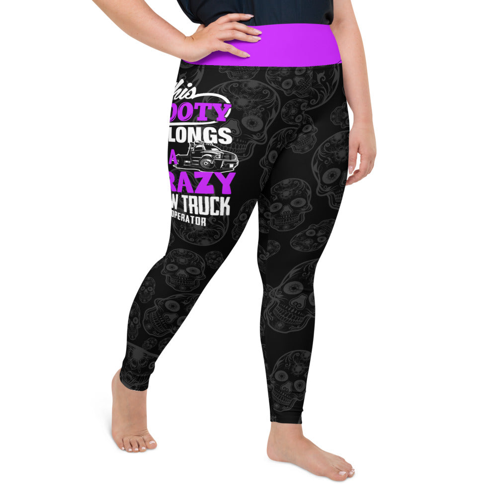This Belongs TowTruck (Operator) Plus Size Leggings - view 3