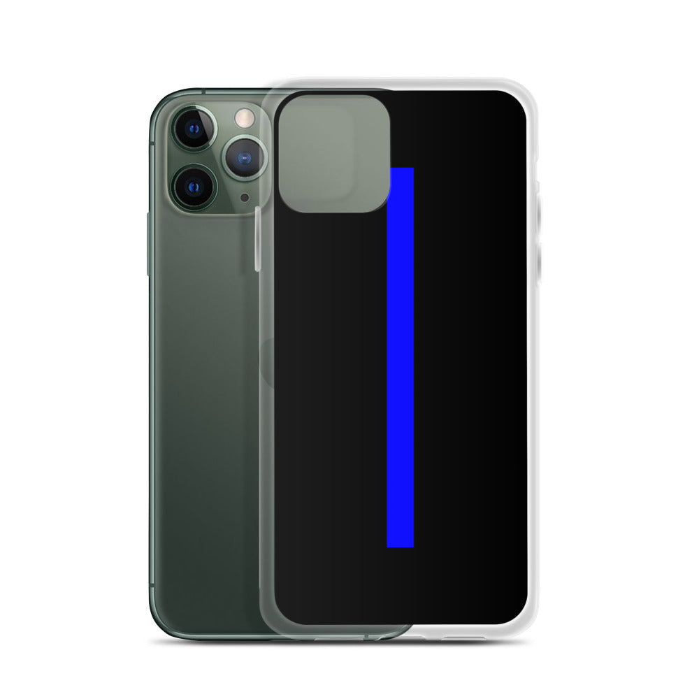 Thin Blue Line iPhone Case
