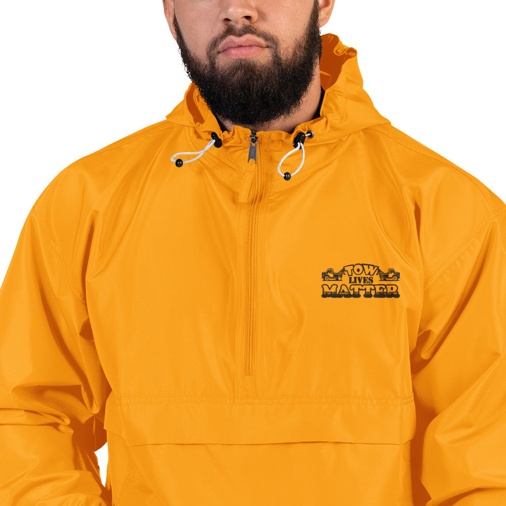 Towlivesmatter Embroidered Packable Jacket