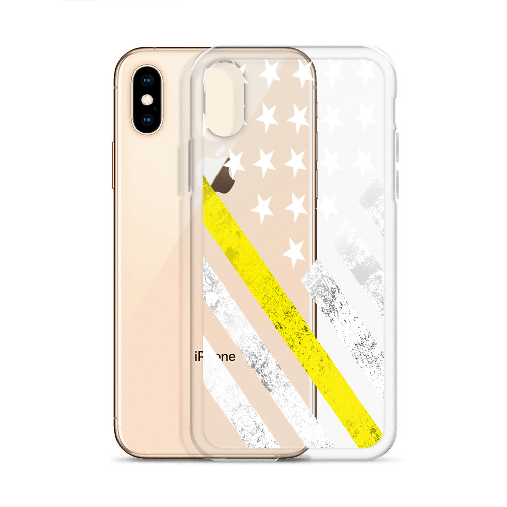 The Thin Yellow Line iPhone Case
