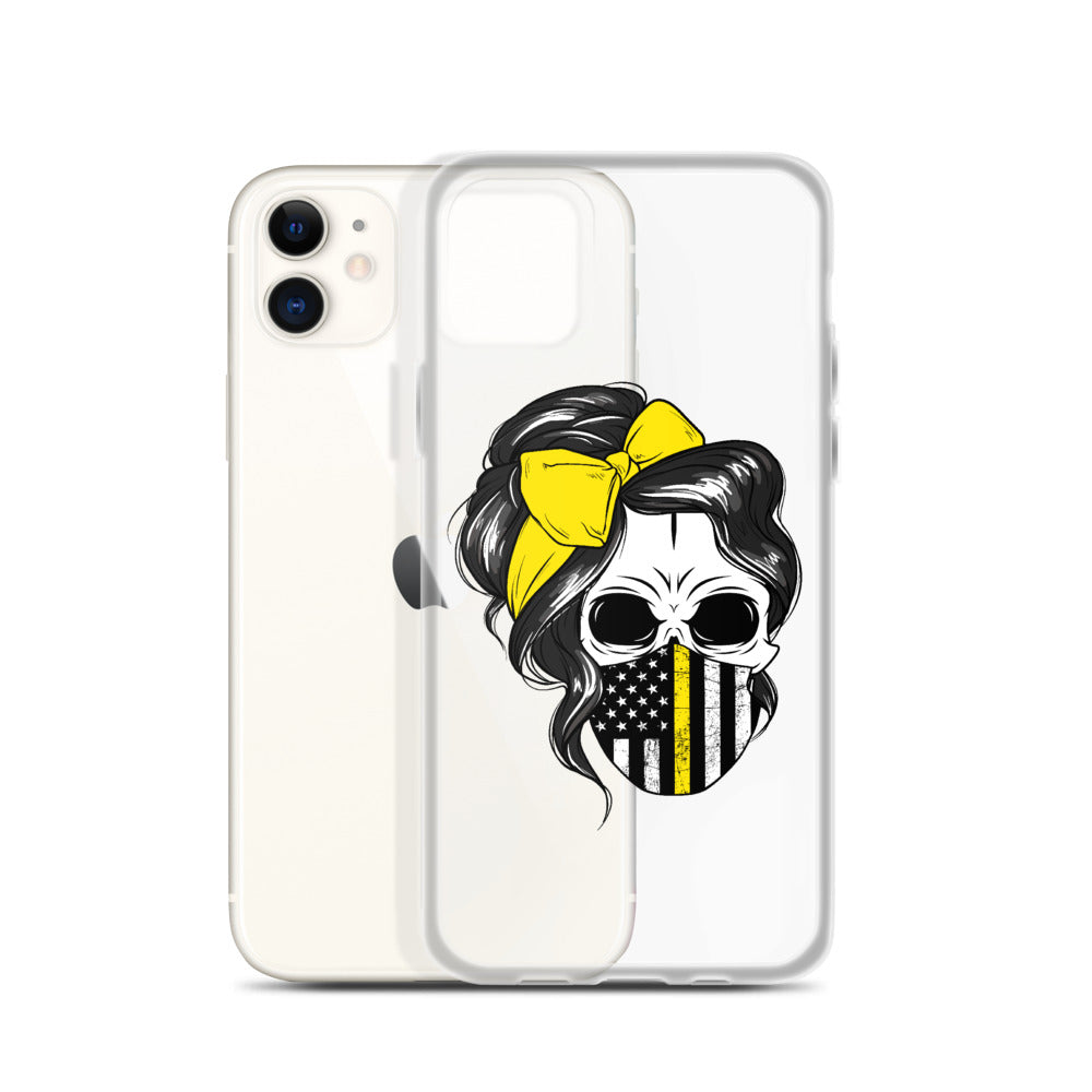 Thin Yellow Line iPhone Case