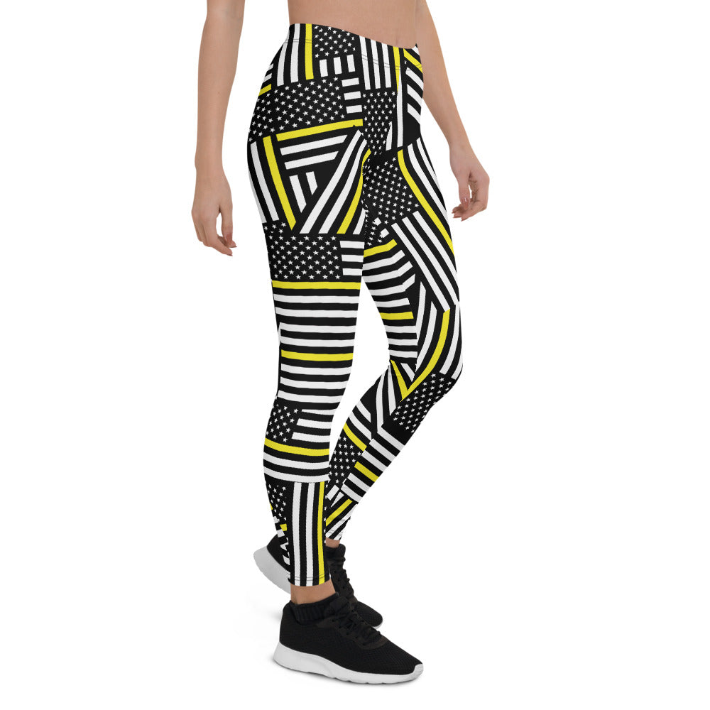 Thin Yellow Line Leggings - view 11