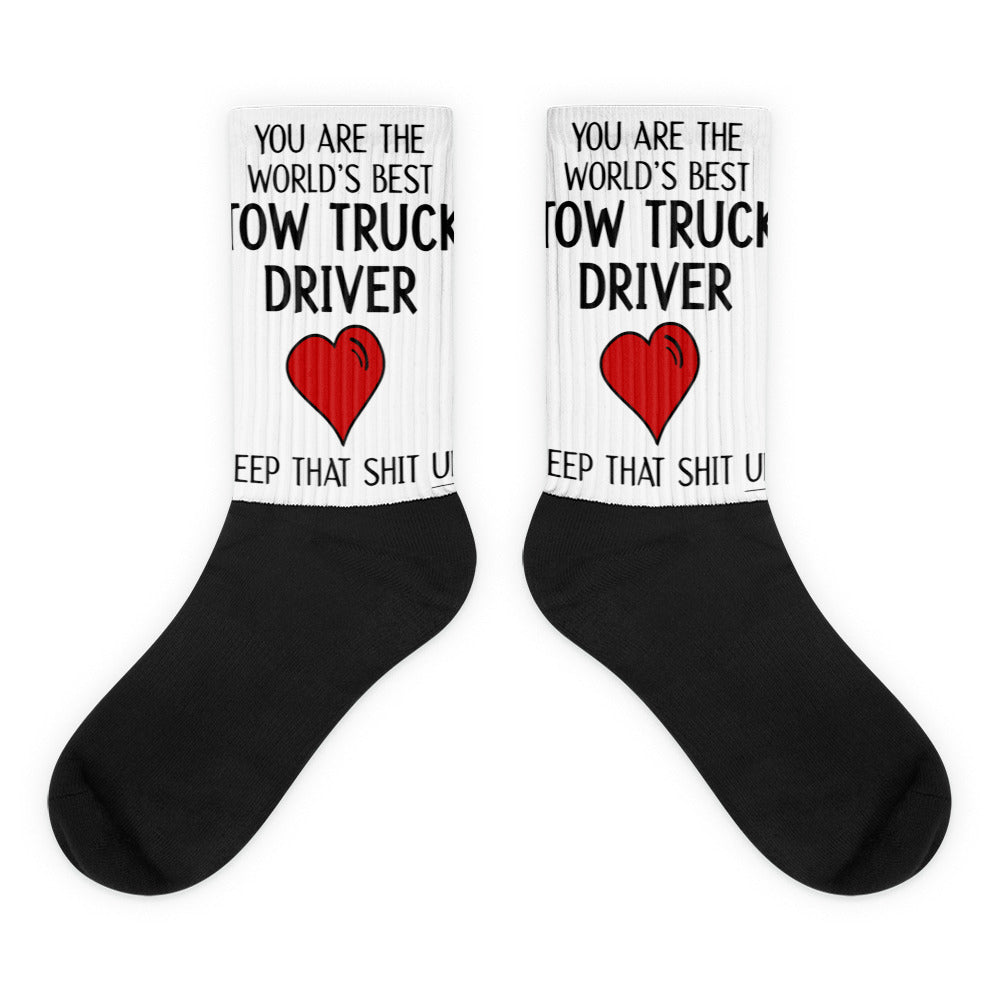 Proud Tow Truck Driver Socks