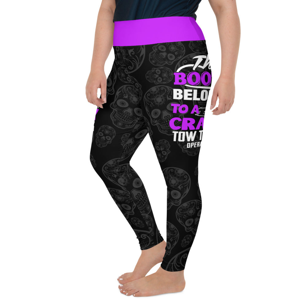 This Belongs TowTruck (Operator) Plus Size Leggings - view 4