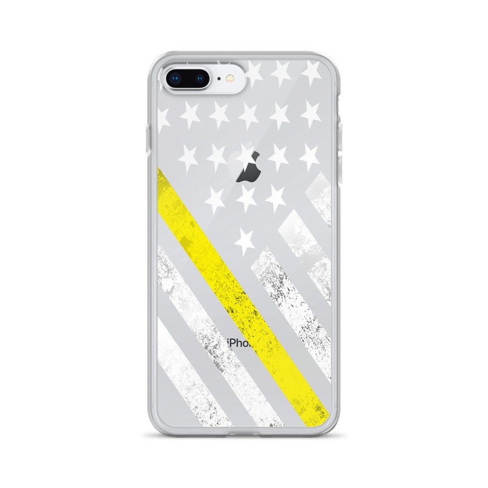 The Thin Yellow Line iPhone Case - view 2