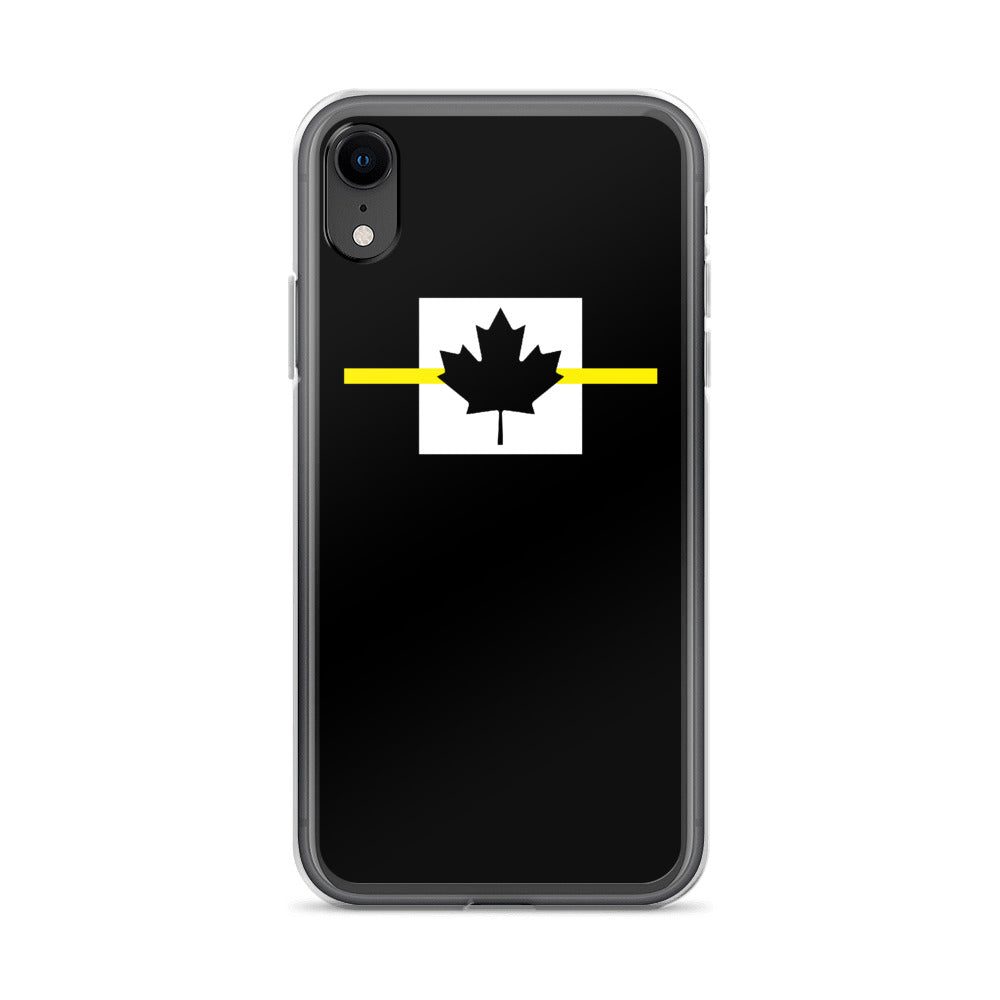 Thin Yellow Line Canadian iPhone Case - view 17