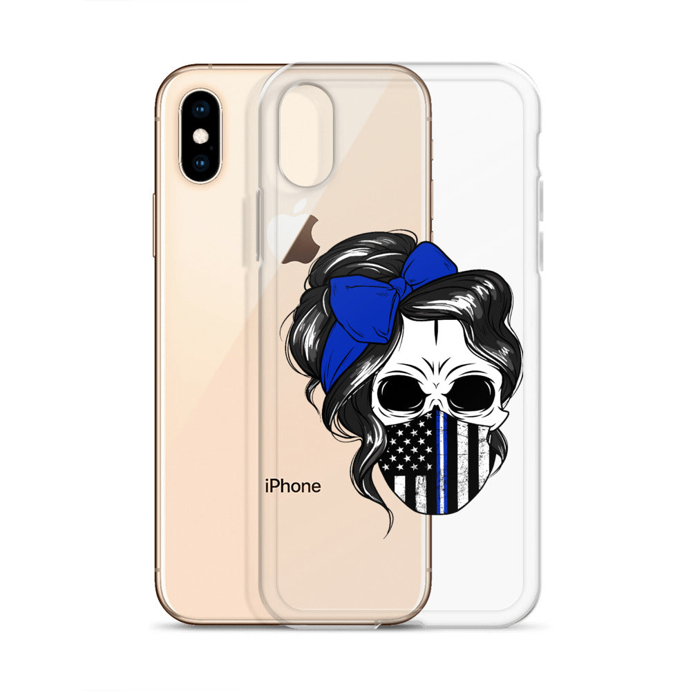 Thin Blue Line iPhone Case