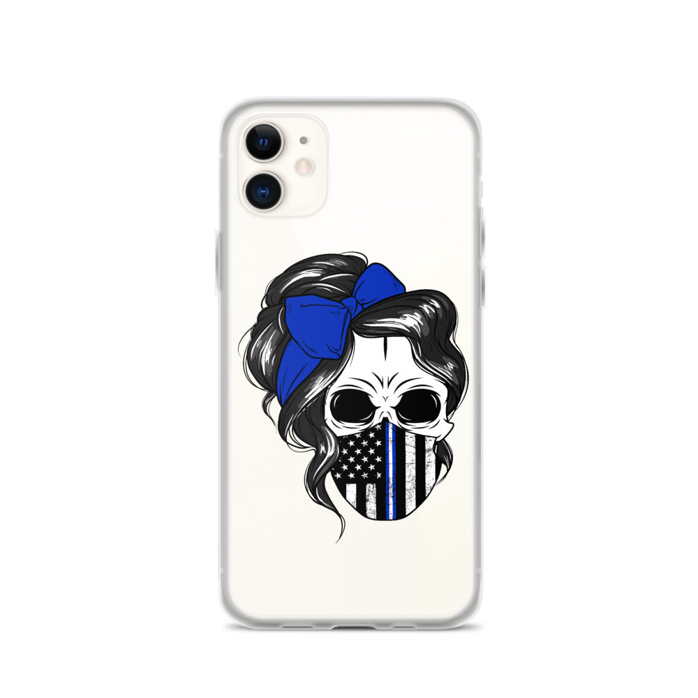 Thin Blue Line iPhone Case - view 2
