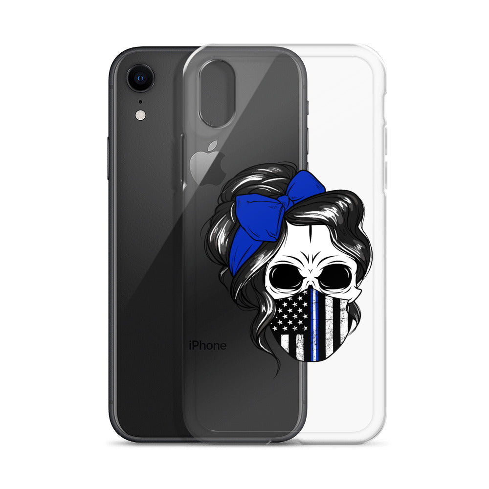 Thin Blue Line iPhone Case