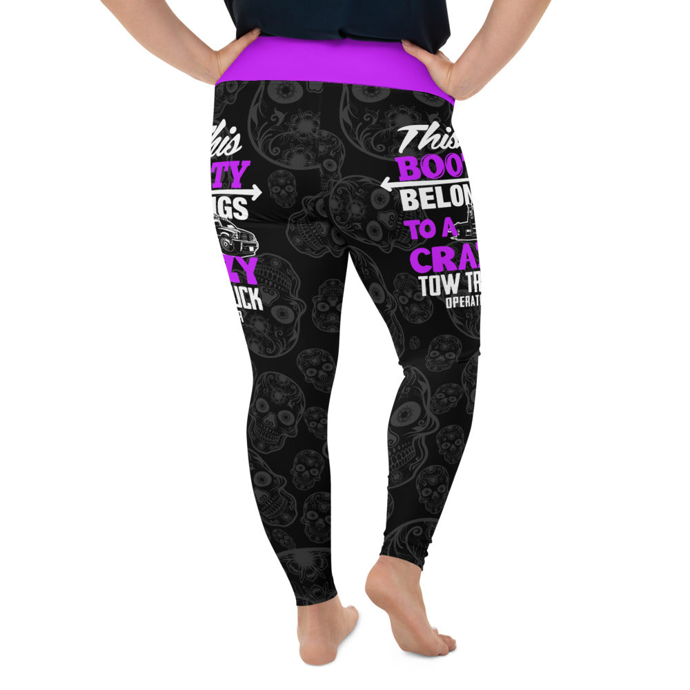 This Belongs TowTruck (Operator) Plus Size Leggings - view 2