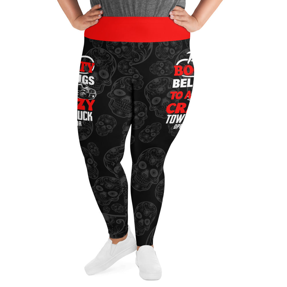 This Belongs TowTruck (Operator) Plus Size Leggings - view 3