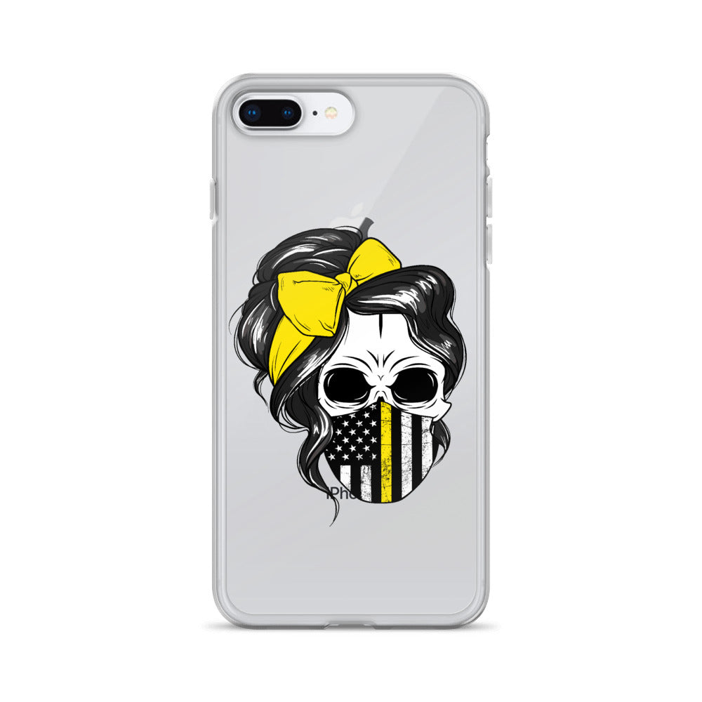 Thin Yellow Line iPhone Case - view 7