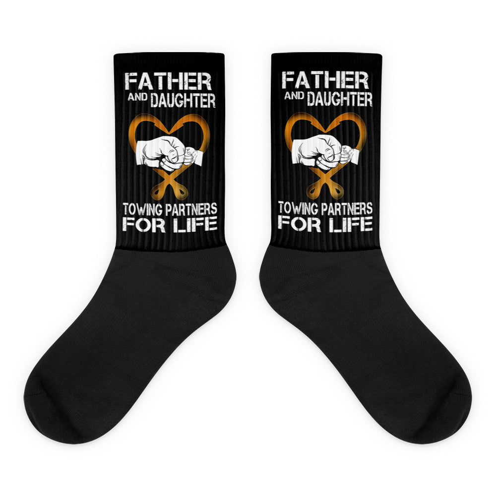 Father and Daughter Socks