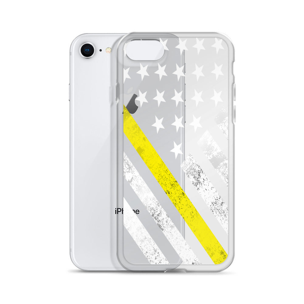 The Thin Yellow Line iPhone Case