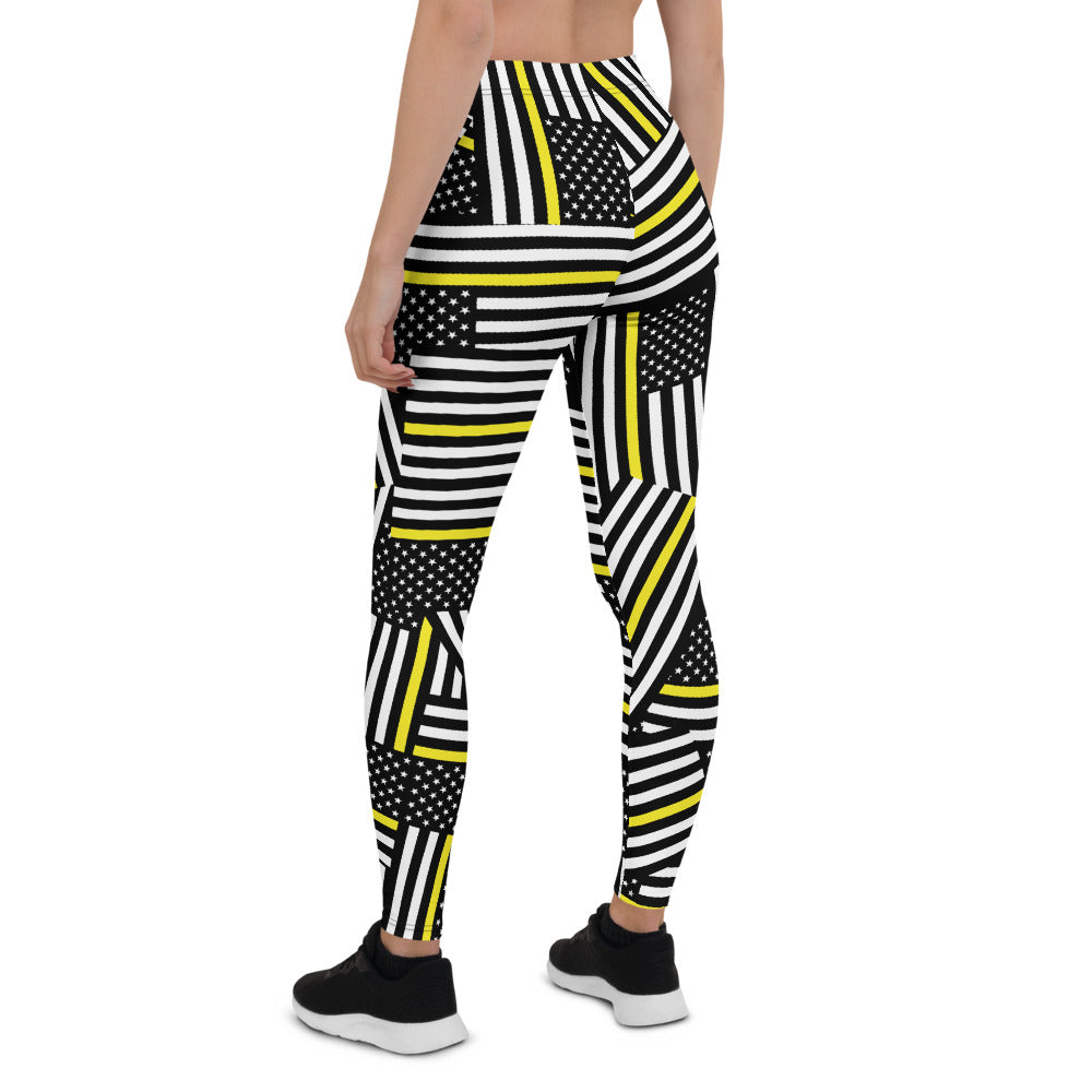 Thin Yellow Line Leggings - view 8