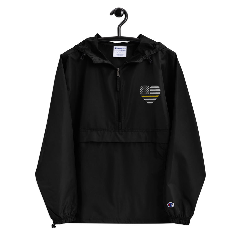 Thin Yellow Line Embroidered Jacket - view 2