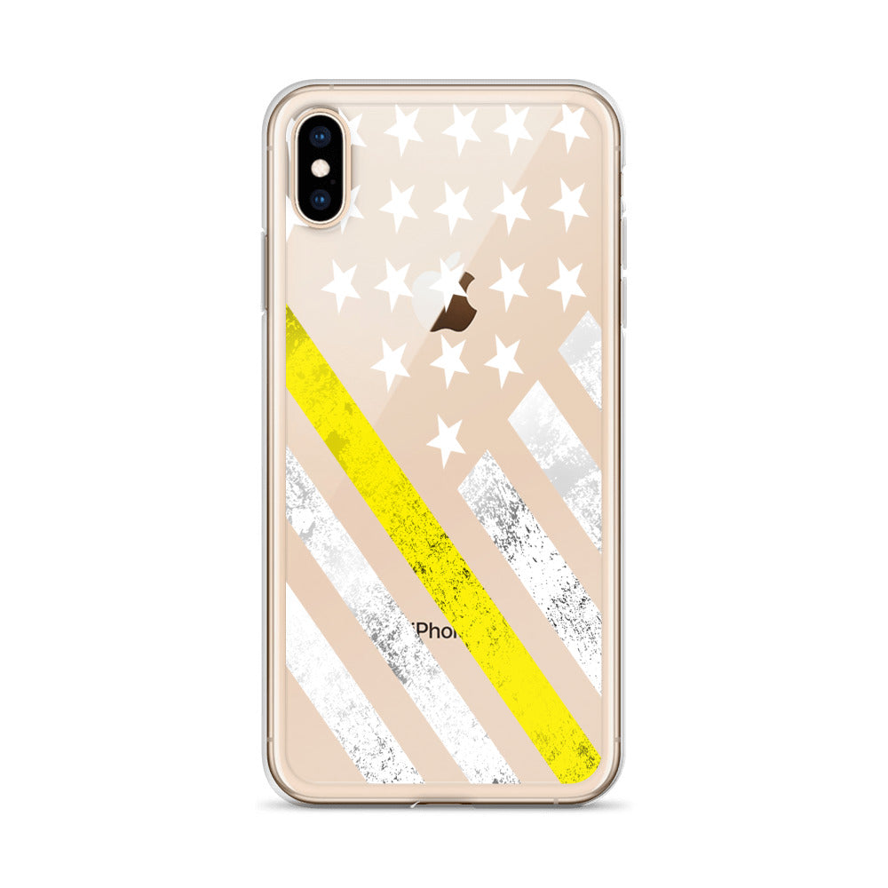 The Thin Yellow Line iPhone Case