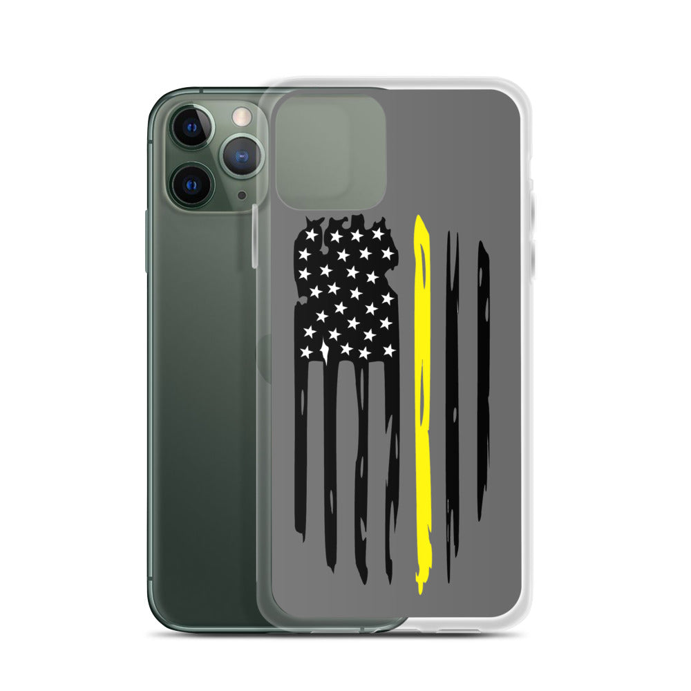 Thin Yellow Line iPhone Case - view 4
