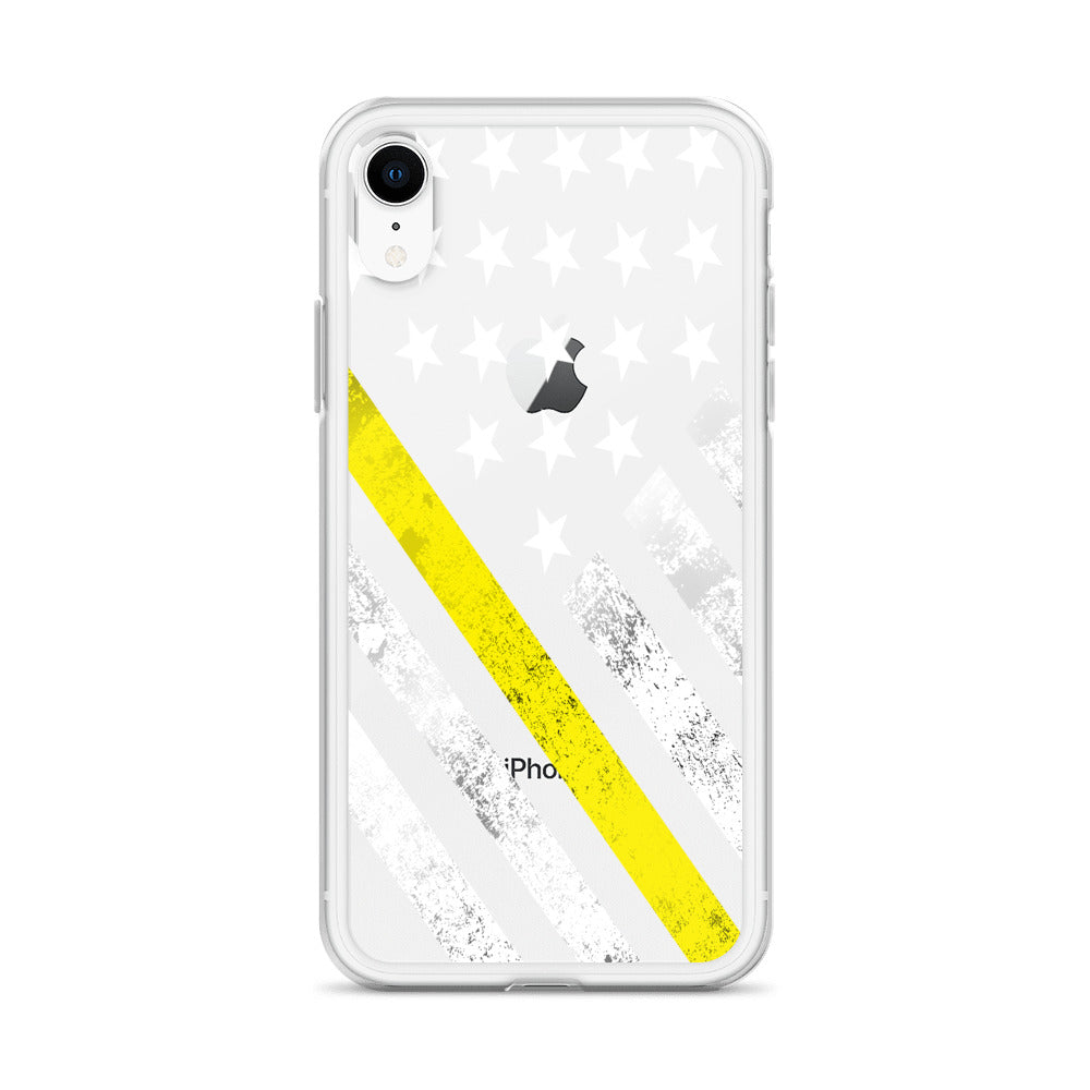 The Thin Yellow Line iPhone Case