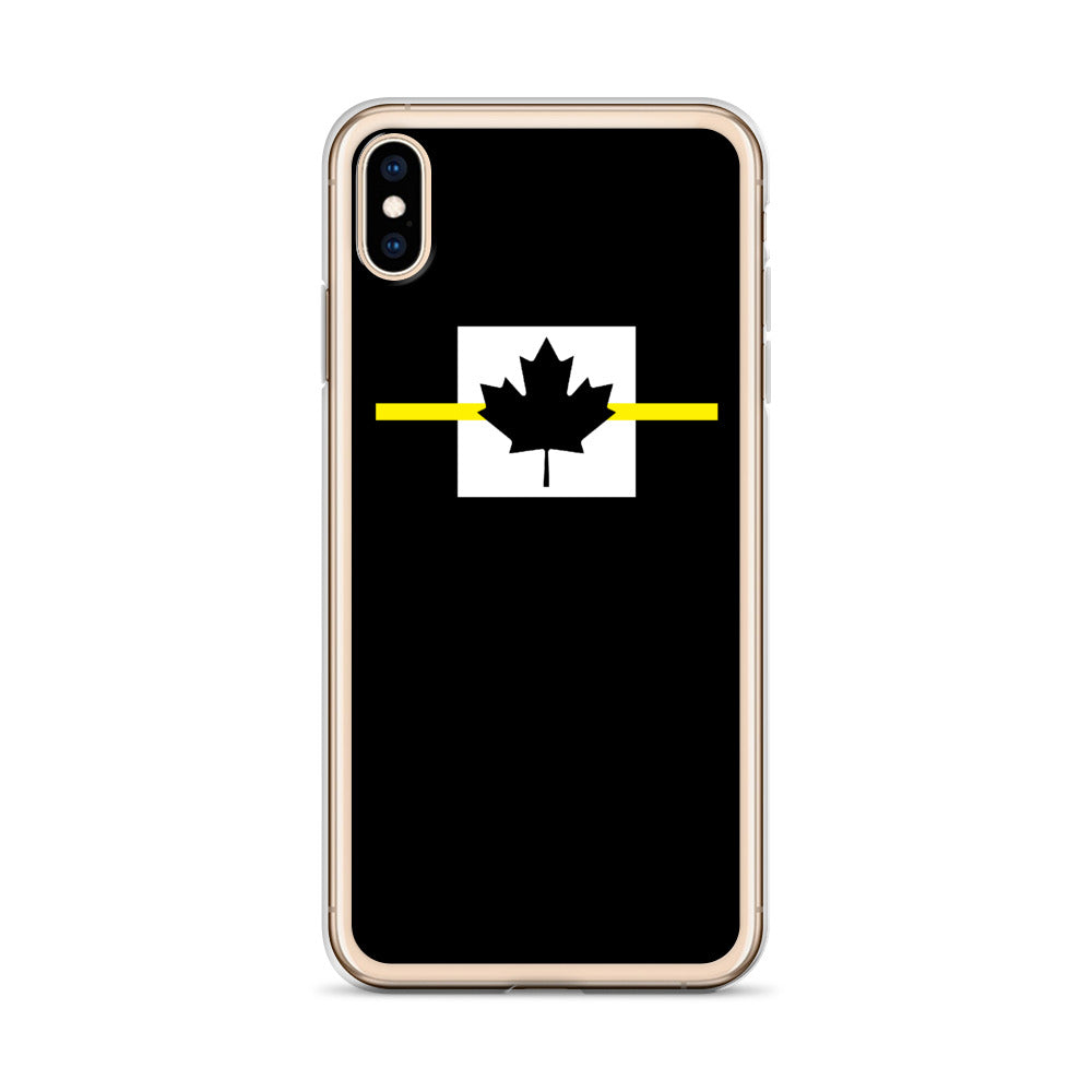 Thin Yellow Line Canadian iPhone Case - view 23