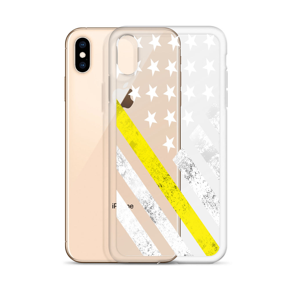 The Thin Yellow Line iPhone Case