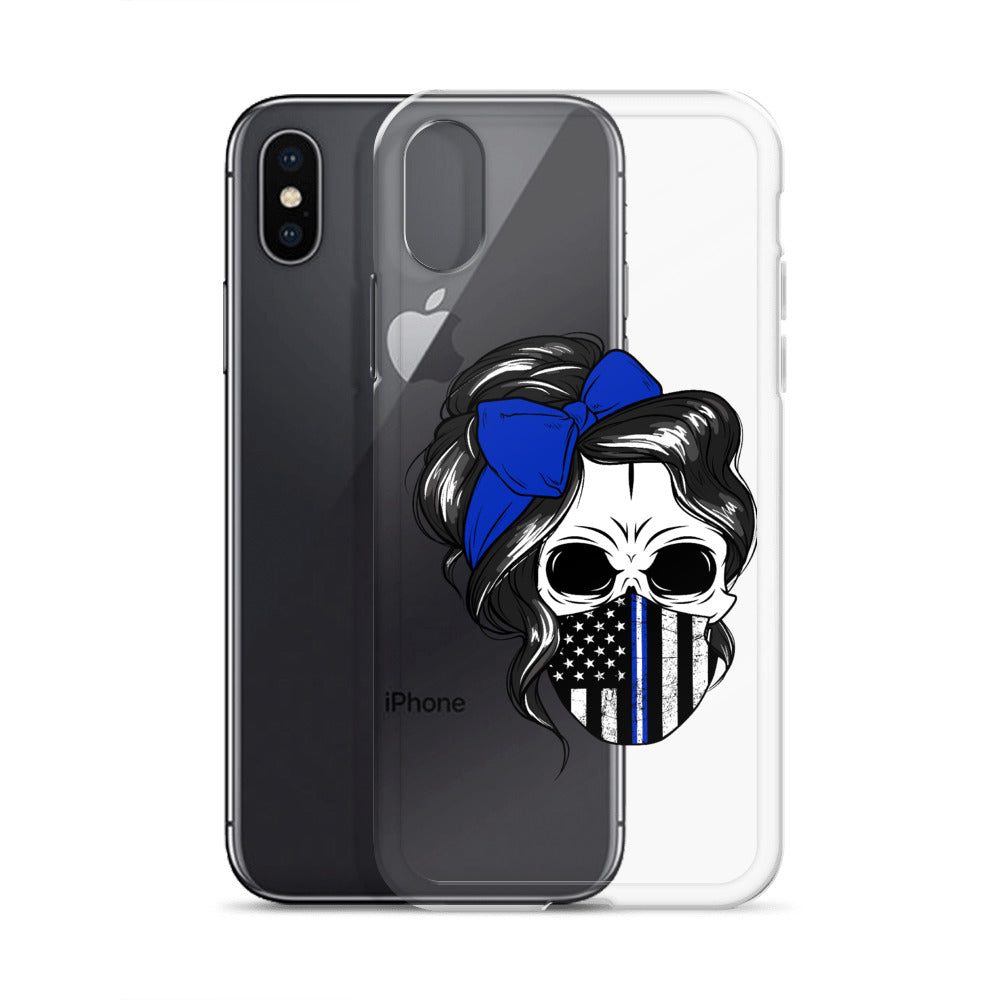 Thin Blue Line iPhone Case