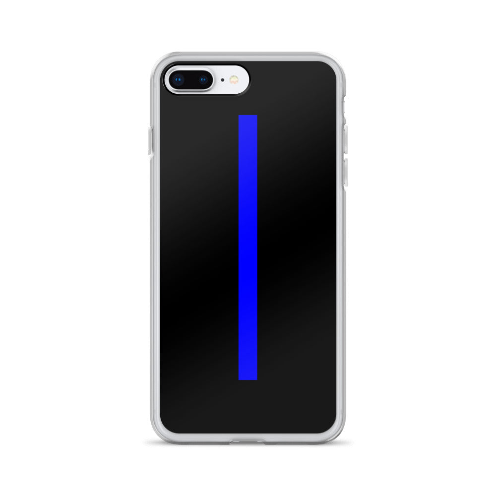 Thin Blue Line iPhone Case