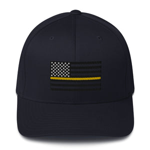 Thin Yellow Line Structured Twill Cap