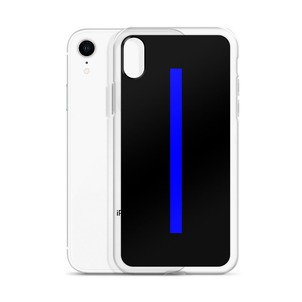 Thin Blue Line iPhone Case