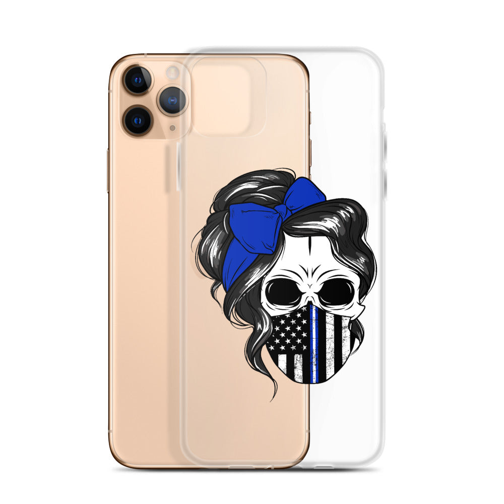 Thin Blue Line iPhone Case