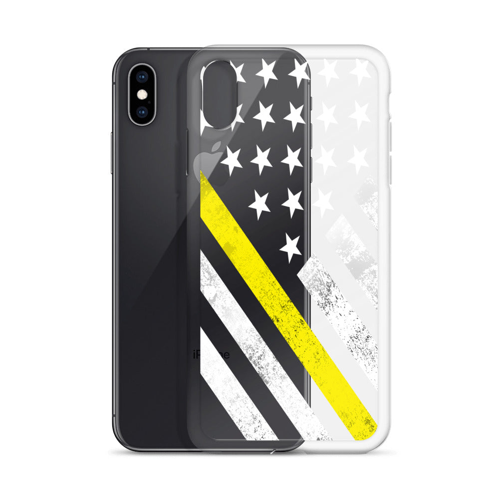 The Thin Yellow Line iPhone Case