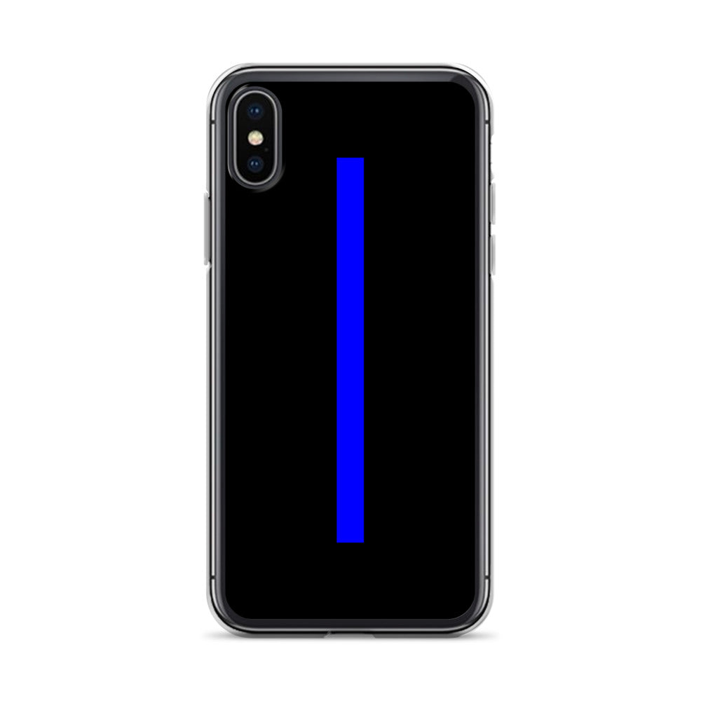 Thin Blue Line iPhone Case