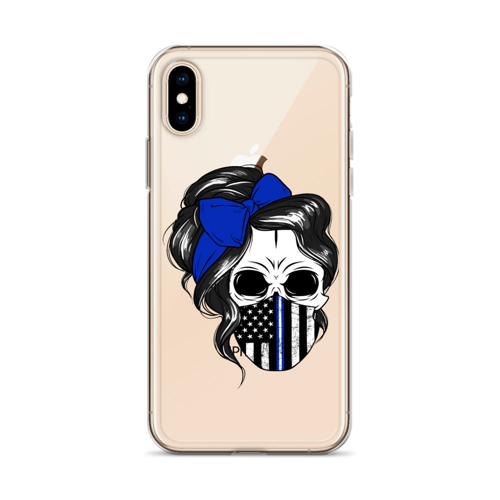 Thin Blue Line iPhone Case