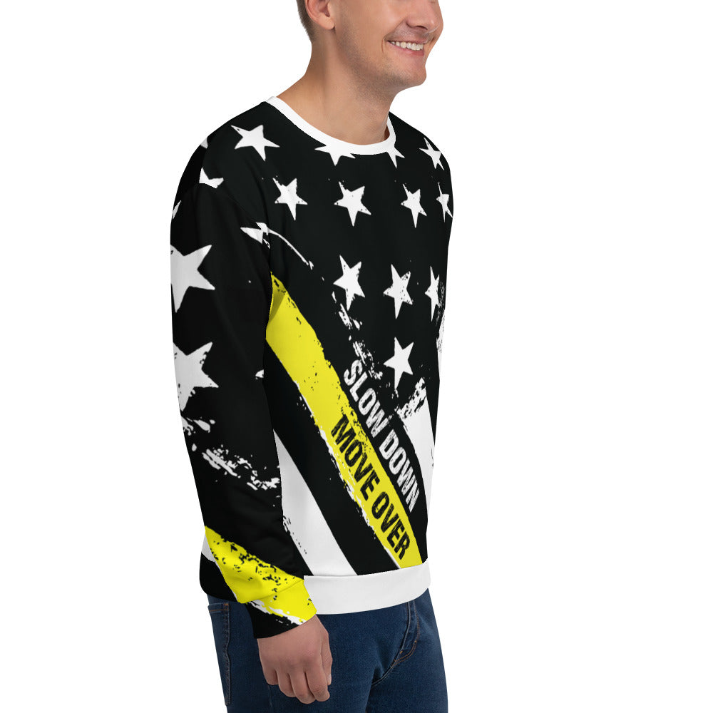 Slow Down Move Over All Over Print Unisex Sweatshirt - view 3