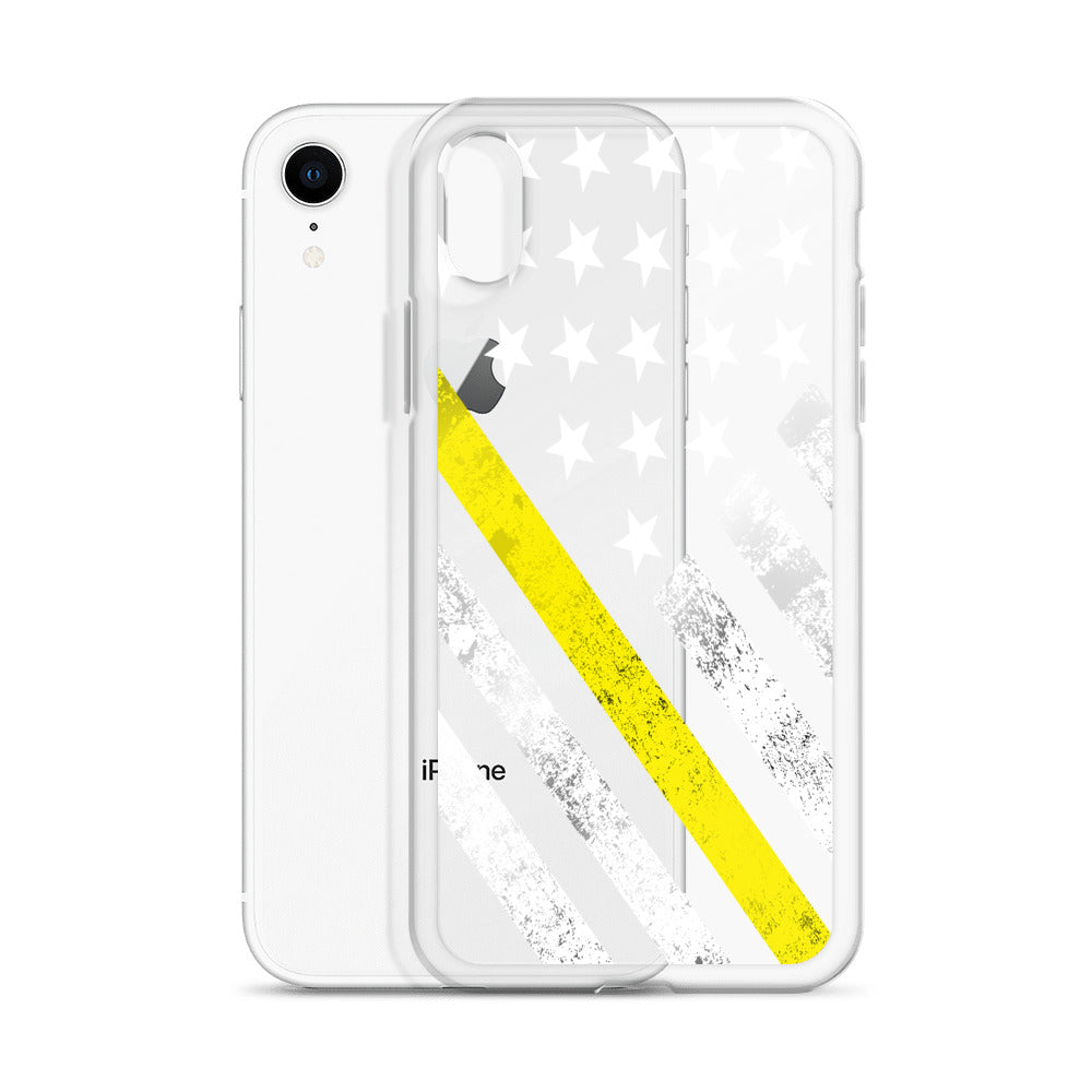 The Thin Yellow Line iPhone Case