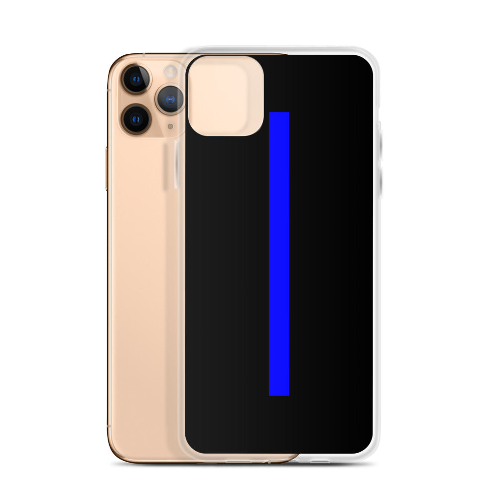 Thin Blue Line iPhone Case