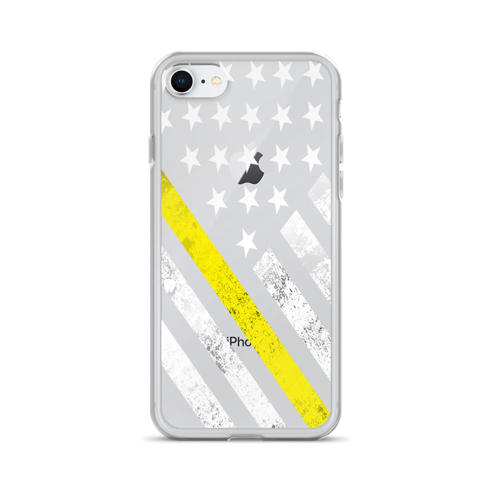 The Thin Yellow Line iPhone Case