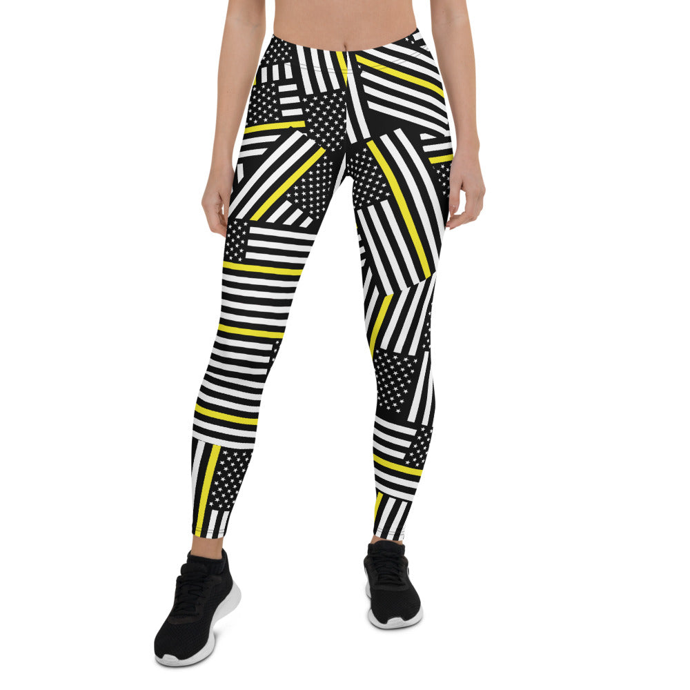 Thin Yellow Line Leggings