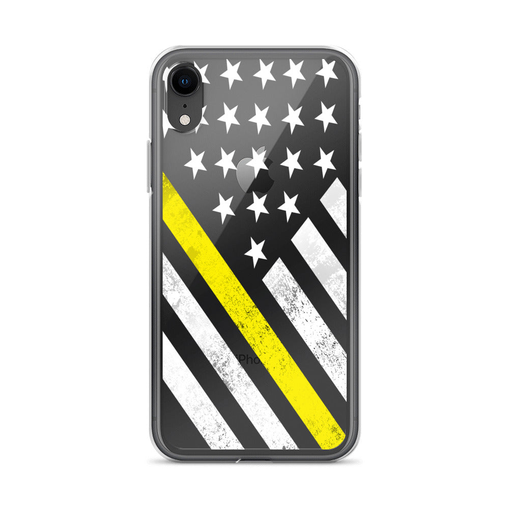 The Thin Yellow Line iPhone Case