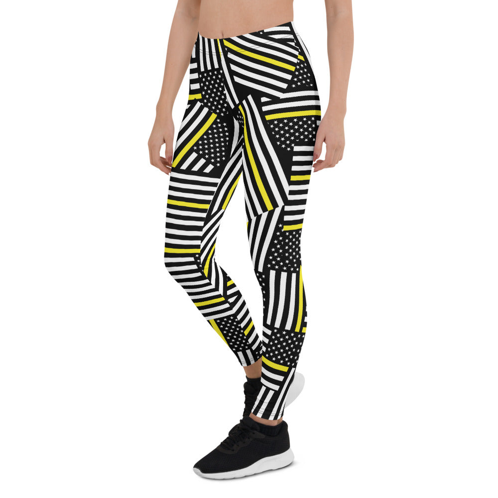 Thin Yellow Line Leggings - view 9