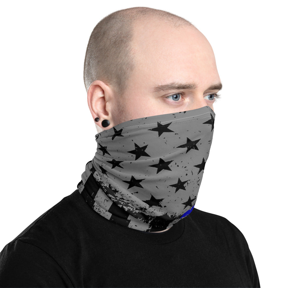 Thin Blue Line Neck Gaiter - Premium Quality - view 2