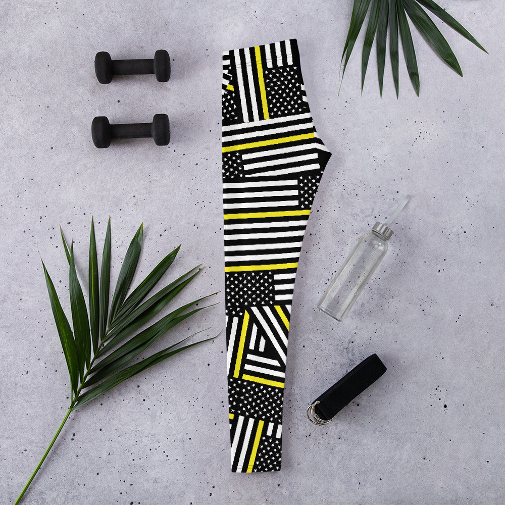 Thin Yellow Line Leggings - view 4